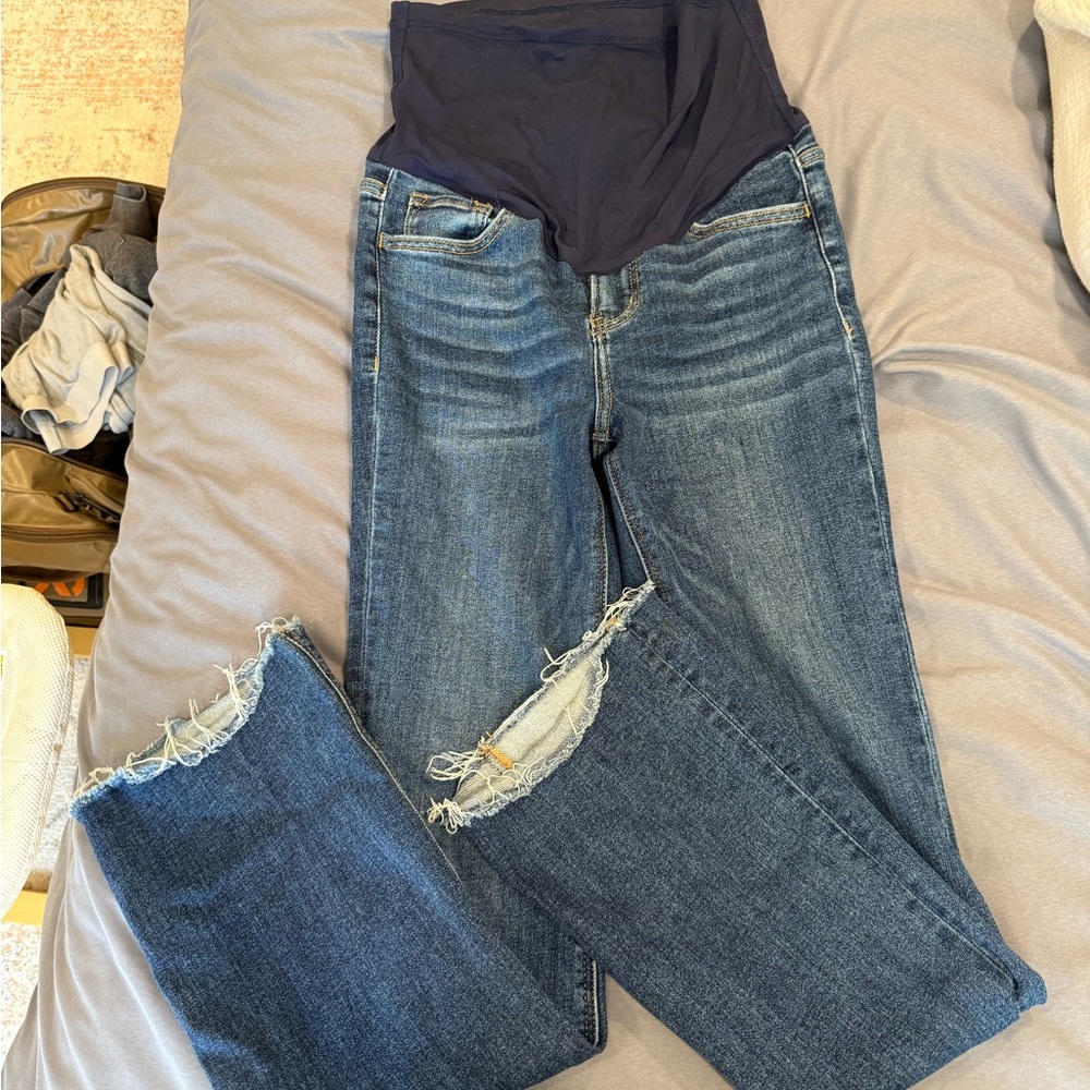 Women's Blue Maternity Jeans